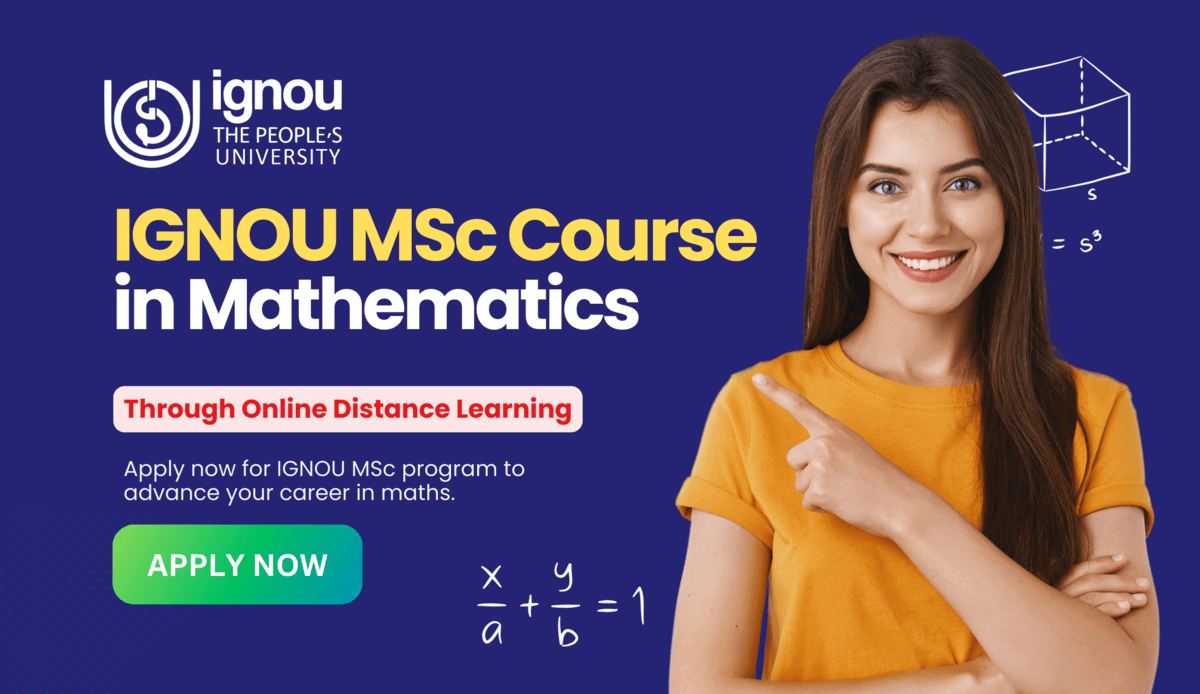 Read more about the article IGNOU MSc Course in Mathematics through Online Distance Learning