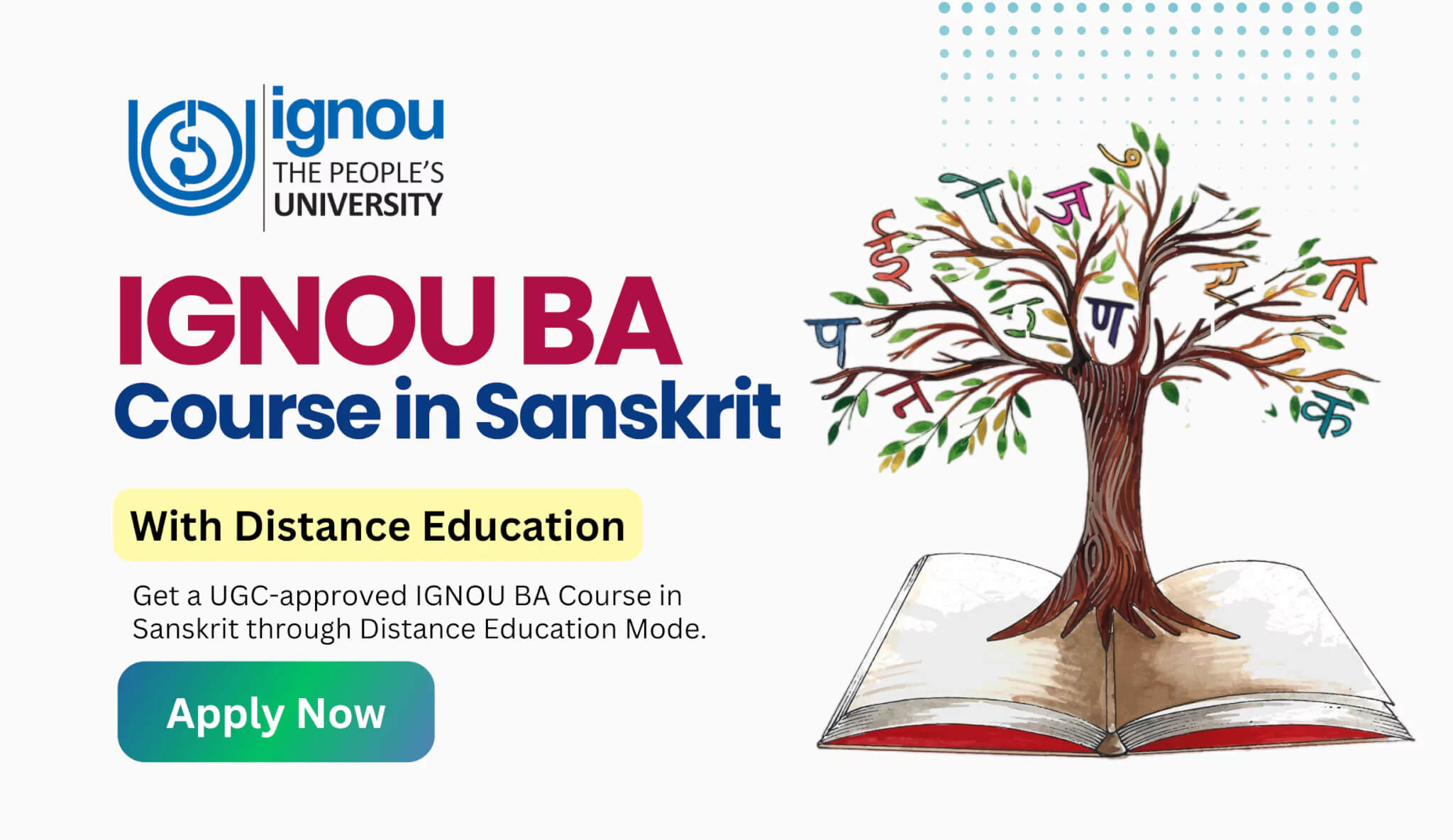 Read more about the article IGNOU BA Course in Sanskrit with Distance Education