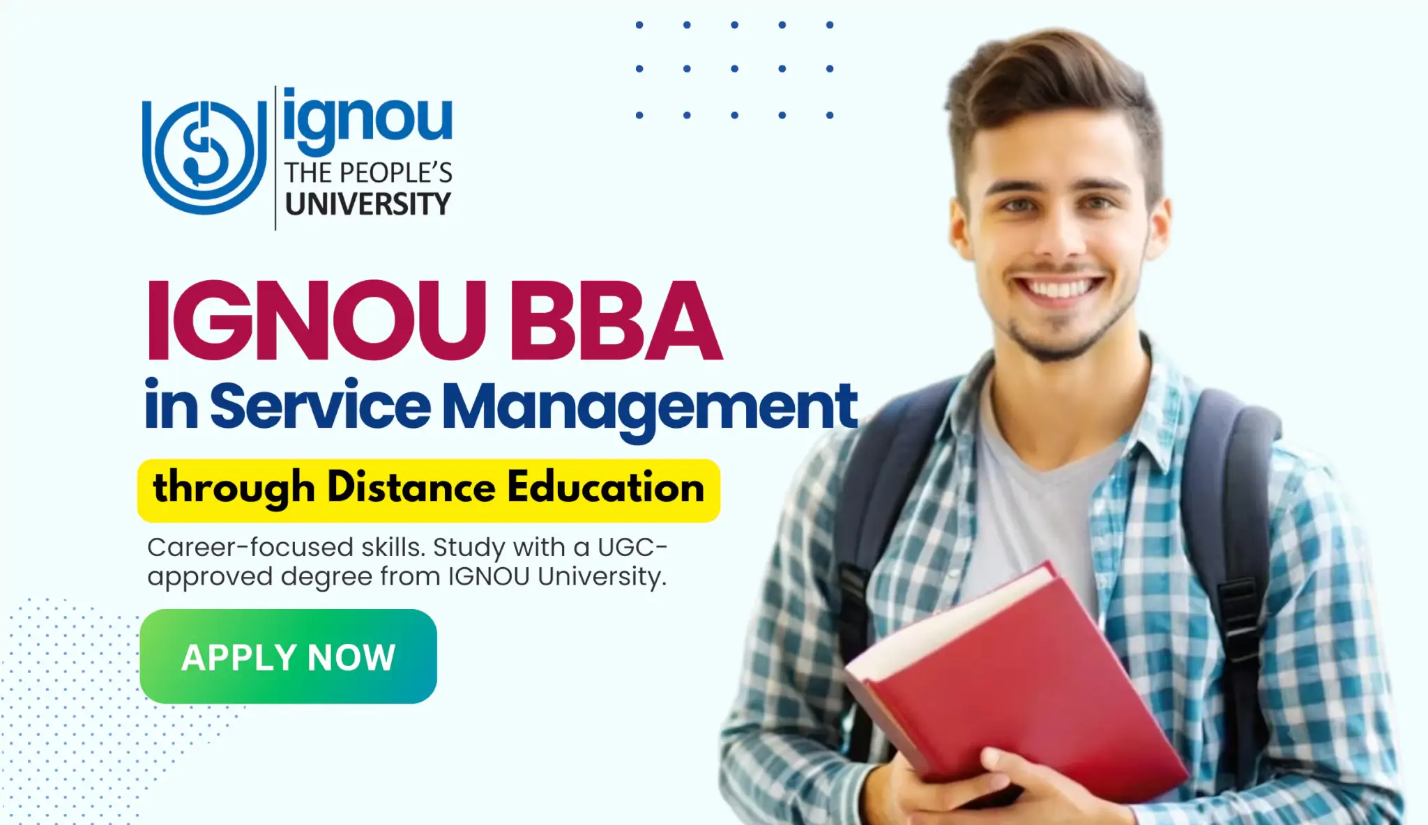 Read more about the article IGNOU BBA in Service Management through Distance Education