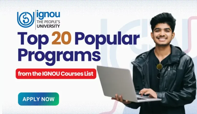 IGNOU Courses List