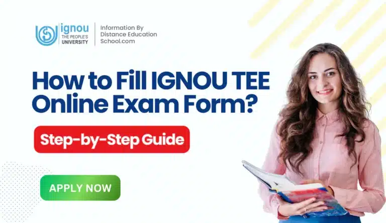 IGNOU TEE Online Exam Form?