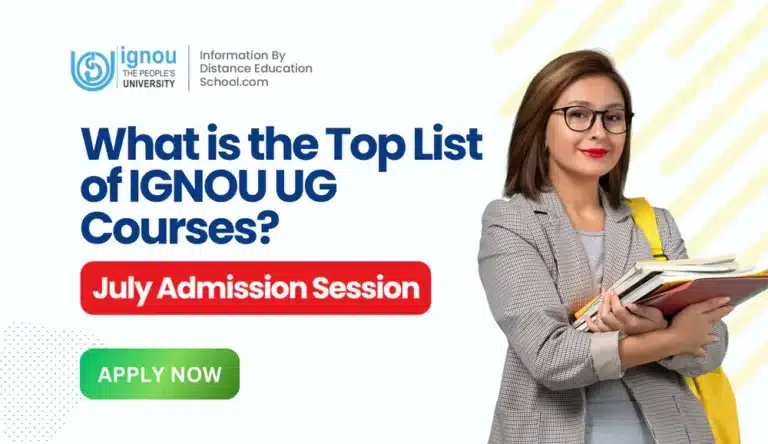 IGNOU UG courses