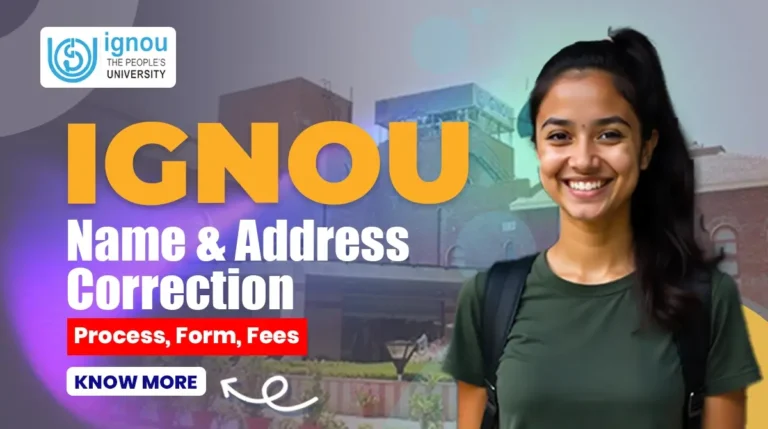IGNOU correction