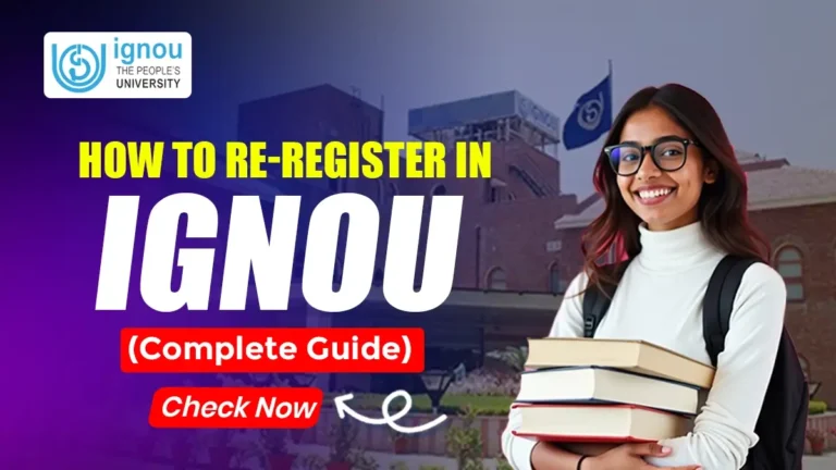 Re-register in IGNOU